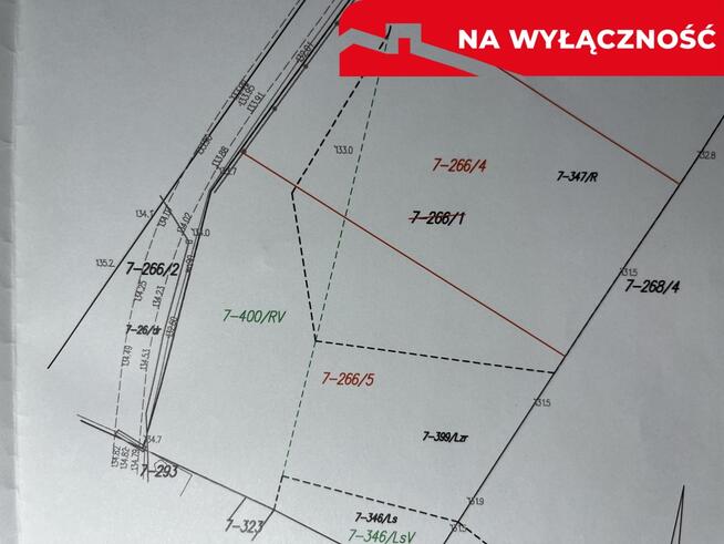 Działka budowla 3117 m2 w Kowali gm. Puławy.