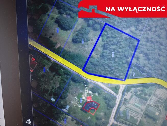 Działka budowla 3117 m2 w Kowali gm. Puławy.