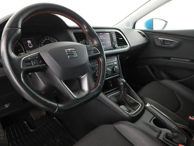 Seat Leon DSG full LED półskóra navi klima auto grzane fotele czujniki parkowani
