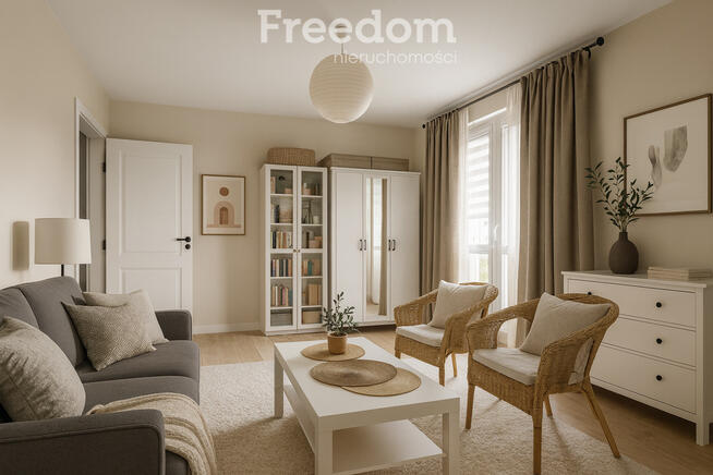 Mieszkanie 2 pokoje z osobną kuchnią, balkon