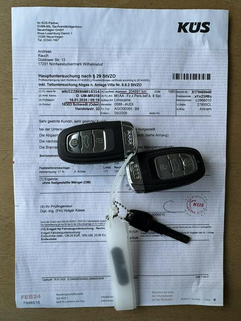 Audi A4 1.8TFSi-160km-Serwis-2-Właściciel-Klimatronik-PDC-Xenony-Dzienne-LED