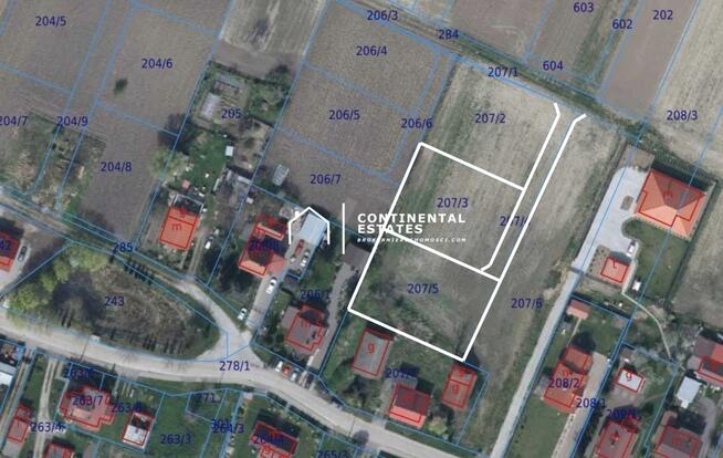 Dwie działki budowlane w Bystrem – razem | osobno