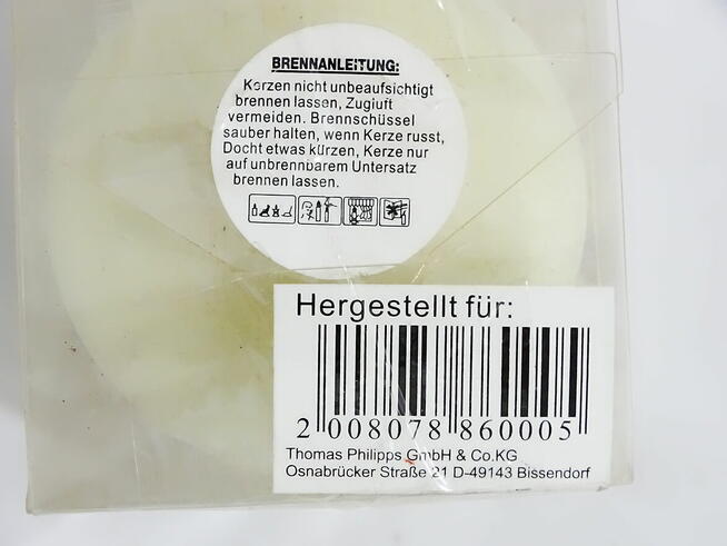 Świeca walcowa z nadrukiem Madonny z Dzieciątkiem