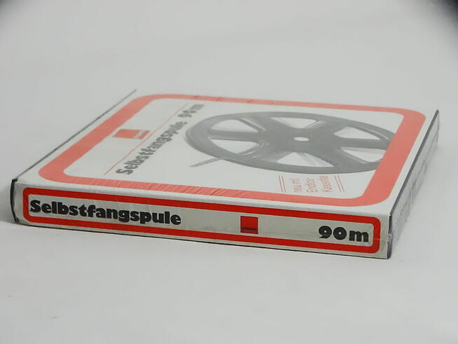 Rolka filmowa szpula z kasetą na film 8 mm lub Super 8 90 m