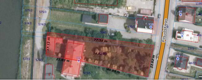 Muszyna -działka z zabudowaniami