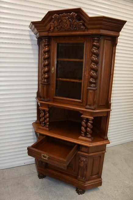 witryna narożna - meble gdańskie - jak nowa