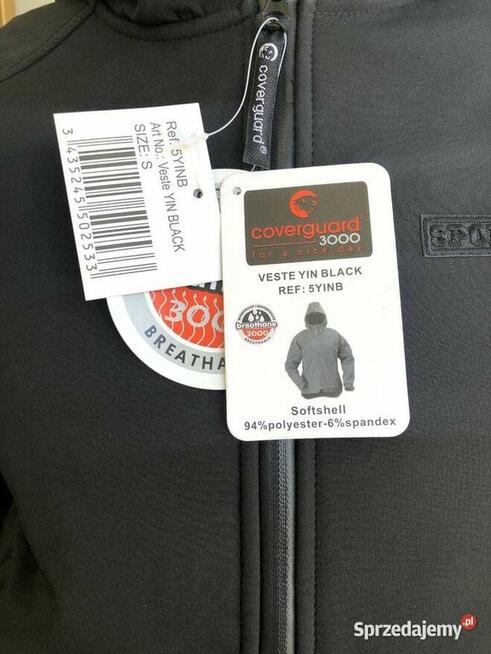NOWE kurtki coverguard softshell ocieplane z kapturem