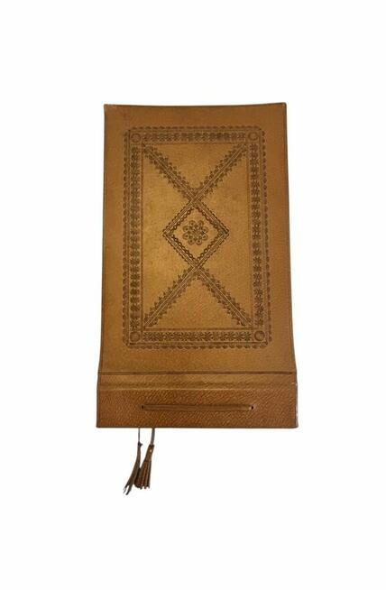 Skórzany zdobiony góralski album na stare fotografie