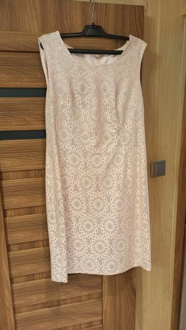 Elegancka sukienka wizytowa z narzutką