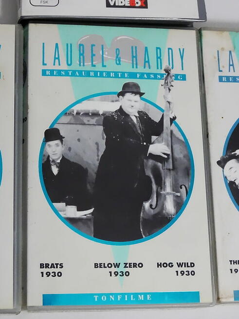 Flip i Flap cztery kasety z filmami VHS