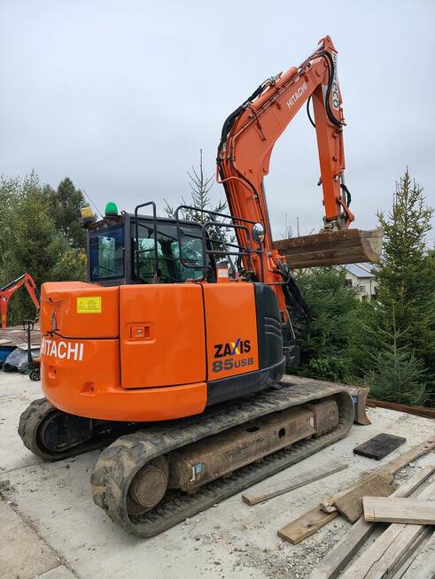 Hitachi ZX85 USB5 Koparka 2018r 3łyżki 5400h 8t minikoparka