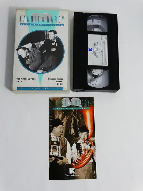 Flip i Flap cztery kasety z filmami VHS