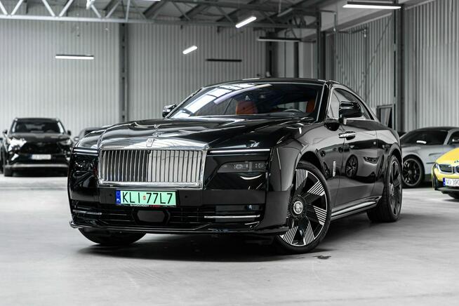 Rolls-Royce Spectre Bezwypadkowy. Launch Package. Bespoke. Black Diamond. Gwarancja.