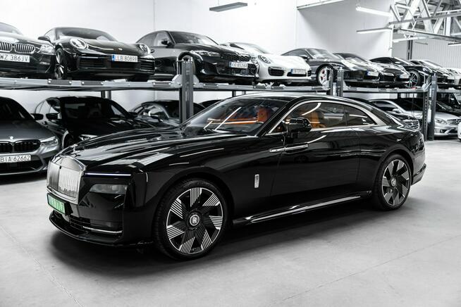 Rolls-Royce Spectre Bezwypadkowy. Launch Package. Bespoke. Black Diamond. Gwarancja.