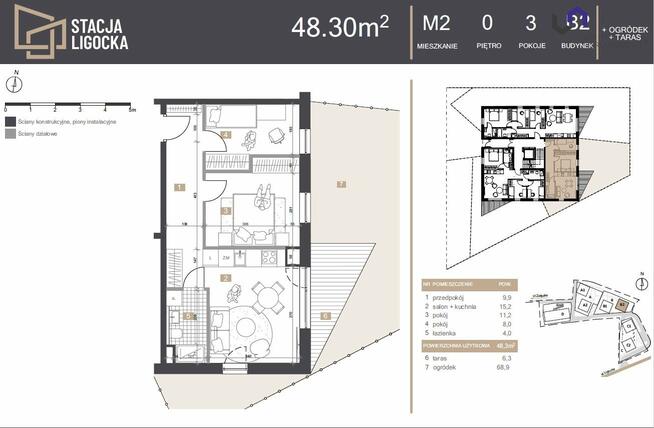 Mieszkanie Katowice Ligota, Ligocka