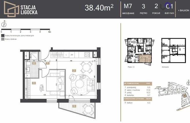 Mieszkanie Katowice Ligota, Ligocka