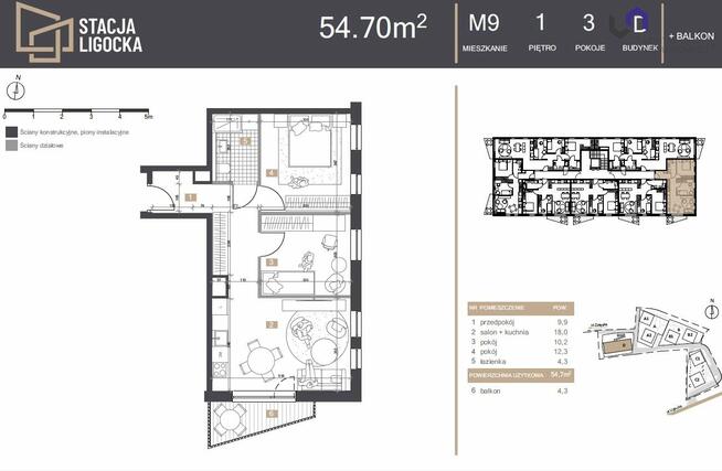 Mieszkanie Katowice Ligota, Ligocka