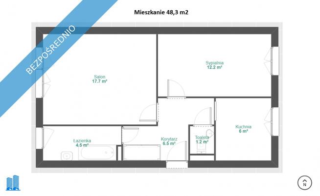 Mieszkanie z widokiem na panoramę miasta