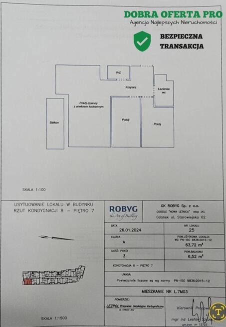 Nowoczesne 3 pokoje inwestycja Nowa Letnica