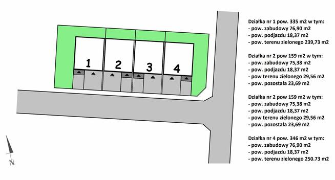 Nowoczesny dom w zabudowie szeregowej 116m