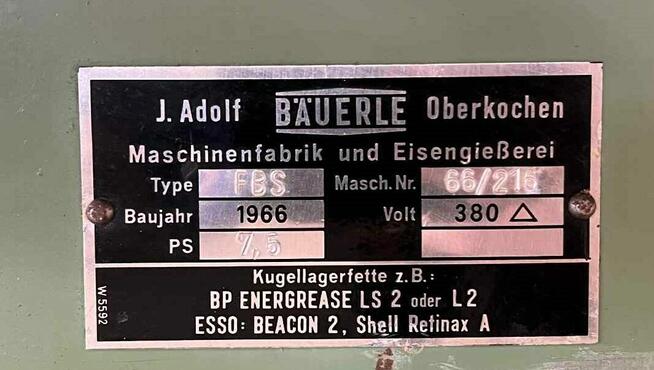 BÄUERLE FBS - pila formatowa