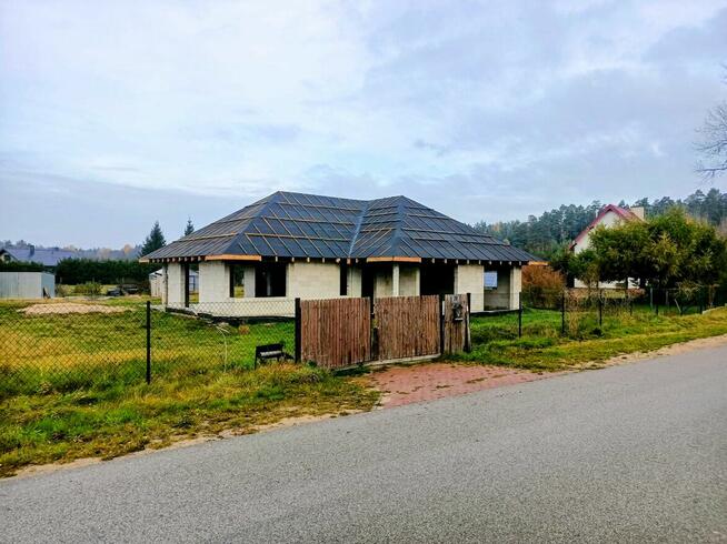 Działka z rozpoczętą budową domu Uściany Stare puszcza Piska