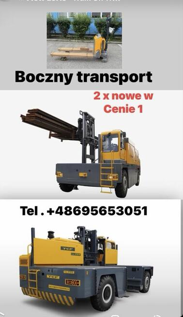 Nowy Chińskki Boczny wózek widłowy załadunku z platformą 6 T