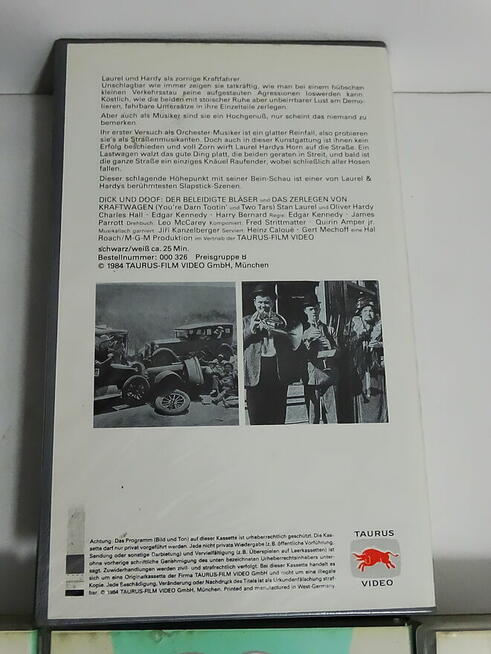 Flip i Flap cztery kasety z filmami VHS