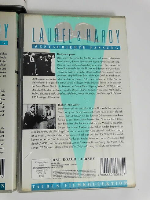 Flip i Flap cztery kasety z filmami VHS