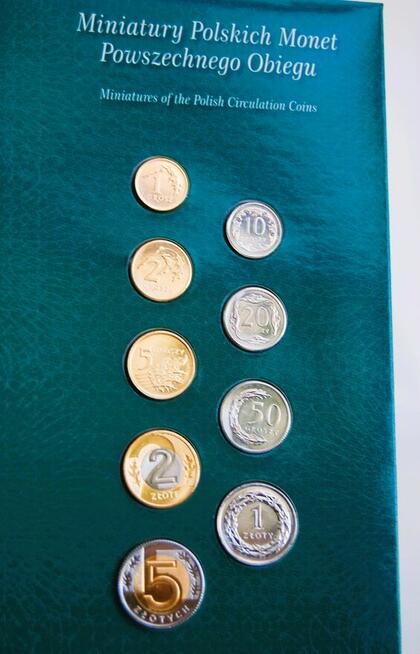 Mennica Polska, miniatury polskich monet powszechnego obiegu