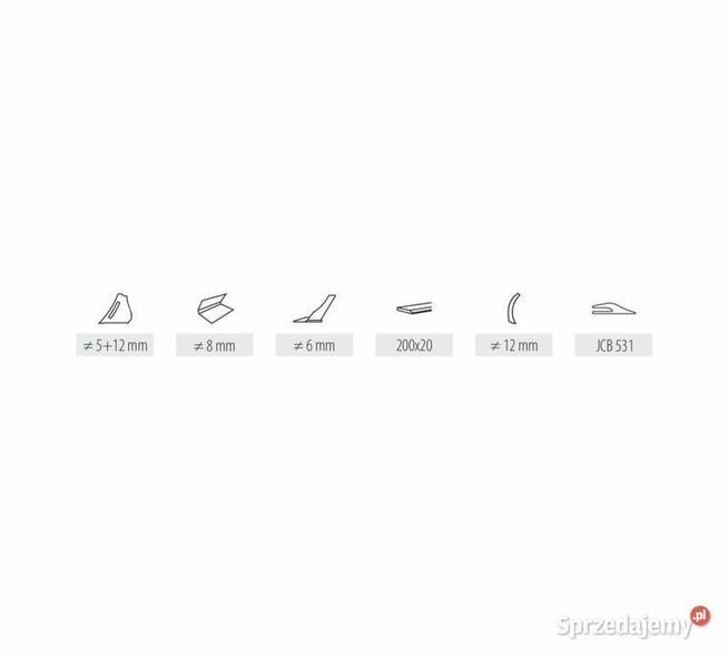 ŁYŻKA PODSIĘBIERNA Z ZĘBAMI 8,5-10T DO KOPARKI