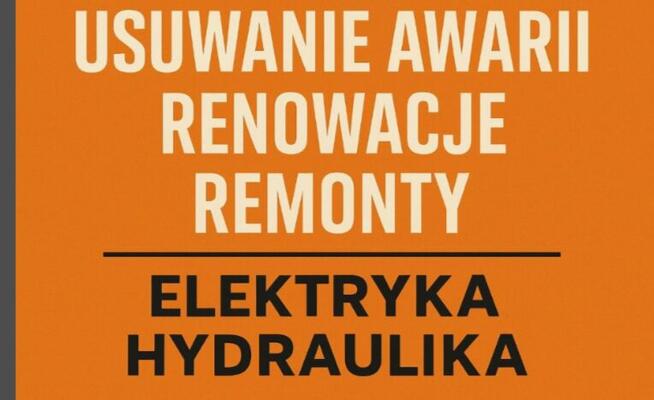 Elektryka, hydraulika, ślusarz łódź i okolice 24h