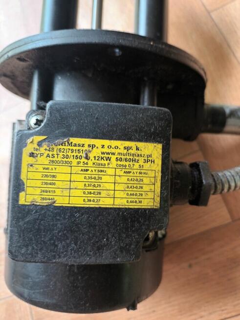 Pompa chłodziwa tokarki frezarki