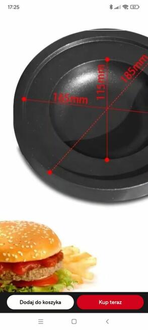 Sprzedam nową maszynę do ufo burgerów nowa, zapkowana. Nowa