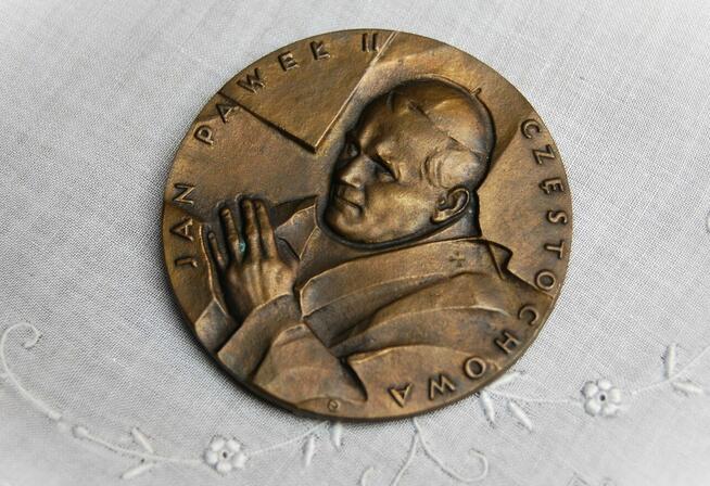 Medal Jan Paweł II, Częstochowa 1982, PRL, vintage