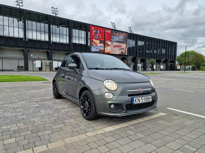 Fiat 500S CABRIO 1.2 69KM BENZYNA * chrom * skóra *