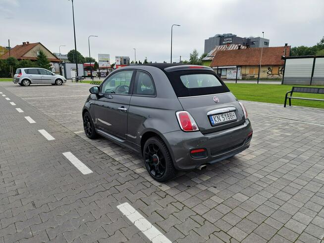 Fiat 500S CABRIO 1.2 69KM BENZYNA * chrom * skóra *