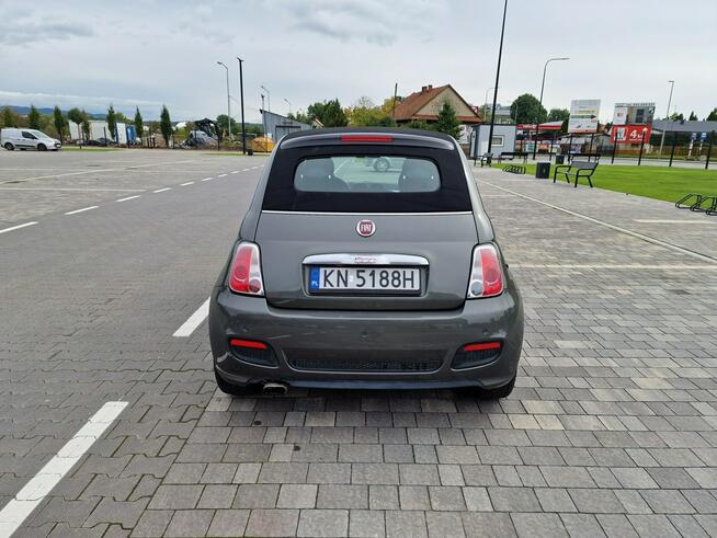 Fiat 500S CABRIO 1.2 69KM BENZYNA * chrom * skóra *