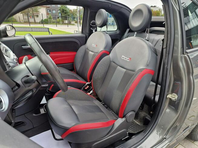 Fiat 500S CABRIO 1.2 69KM BENZYNA * chrom * skóra *