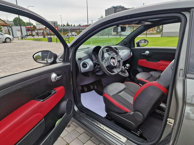 Fiat 500S CABRIO 1.2 69KM BENZYNA * chrom * skóra *