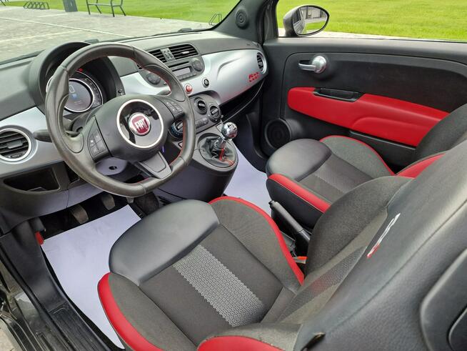 Fiat 500S CABRIO 1.2 69KM BENZYNA * chrom * skóra *