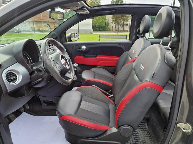 Fiat 500S CABRIO 1.2 69KM BENZYNA * chrom * skóra *