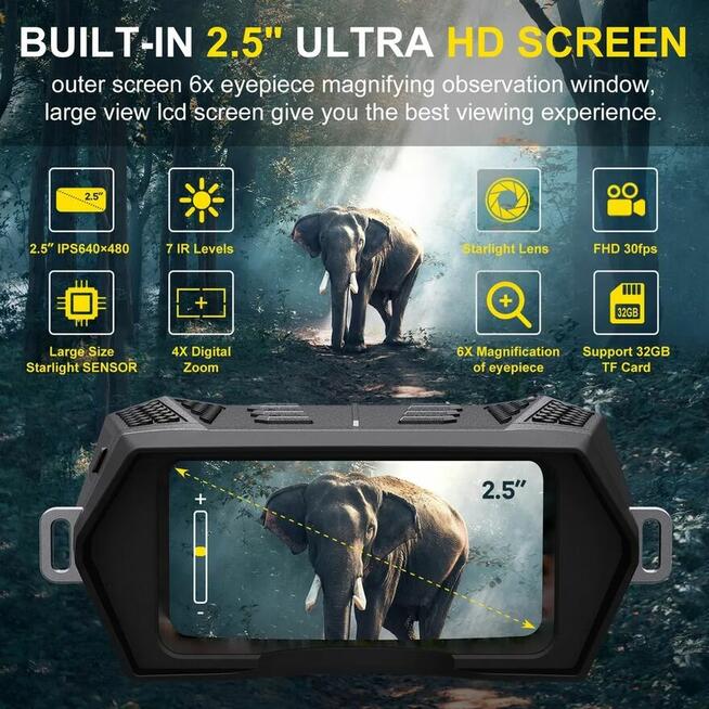 Noktowizor cyfrowy Dsoon NV5000 zasięg 400 m