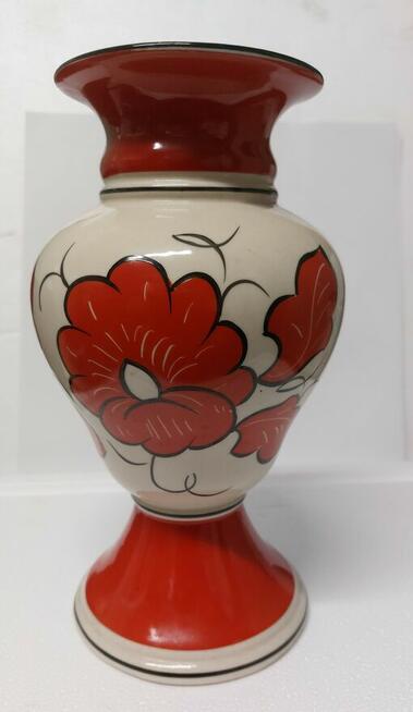 Sprzedam Okazały Wazon Ręcznie Malowany Lata 70-te