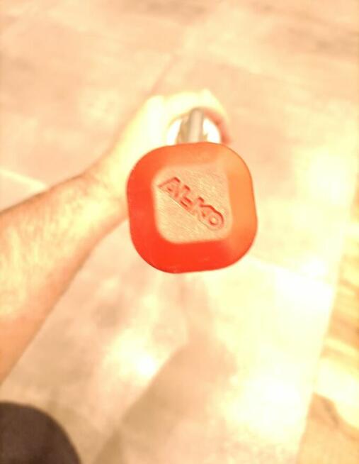 Koło podporowe ak-500 rura Ø60x200x50 o.stalowa - Alko