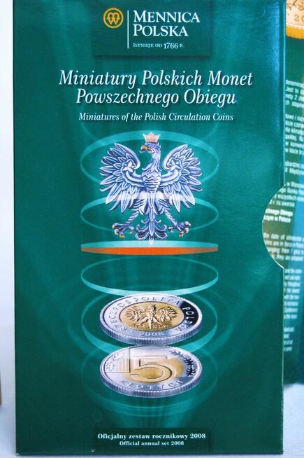 Mennica Polska, miniatury polskich monet powszechnego obiegu