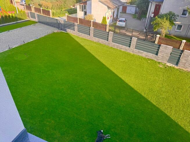 Glebogryzarka separacyjna, niwelacja terenu, trawnik,