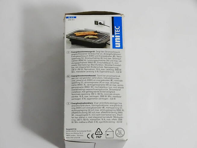 Unitec EIM-81 praktyczne urządzenie do pomiaru zużycia energ