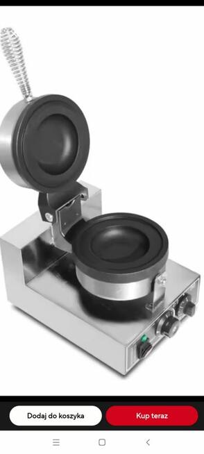 Sprzedam nową maszynę do ufo burgerów nowa, zapkowana. Nowa