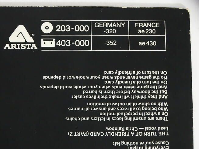 The Turn of a Friendly Card The Alan Parsons Project